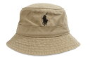 POLO RALPH LAUREN COTTON CHINO BUCKET HAT (710798567014:LUXURY TAN)|t[/oPbgnbg/OWA[^