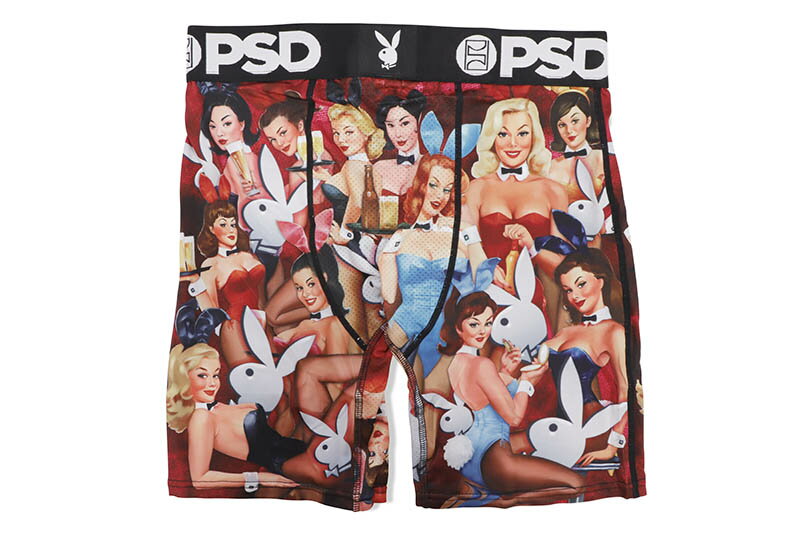 プレイボーイ ブリーフ PSD PLAYBOY BUNNY GIRLS BOXERS BRIEFS (223180001:MULTI)ピーエスディー/ボクサーブリーフ/マルチ