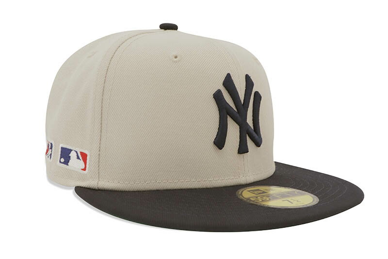 NEW ERA NEW YORK YANKEES 59FIFTY FITTED CAP (MLB FARM TEAM CUSTOM PATCH/SCRANTON WILKES BARRE RAILRIDERS/KELLY UNDER VISOR/STONE)˥塼/եåƥåɥå/MLB/˥塼衼󥭡/ȡ/ĥ΢꡼