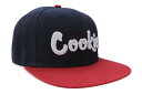 COOKIES ORIGINAL LOGO SNAPBACK (NAVY/RED) CM234XTH07クッキーズ/スナップバックキャップ/ネイビーレッド
