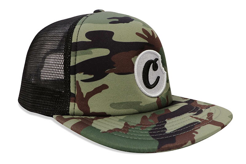 COOKIES C-BITE TRUCKER HAT (CAMO/WHITE) CM234XTH09クッキーズ/スナップバックキャップ/カモホワイト