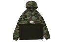 楽天GROW AROUND グロウアラウンドPRO CLUB NYLON ANORAK PULLOVER JACKET （GREEN CAMO） 03PC0302Aプロクラブ/アノラックジャケット/グリーンカモ