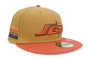 NEW ERA TURKEY BOWL NEW YORK JETS 59FIFTY FITTED CAP (1969 SUPER BOWL CUSTOM SIDE PATCH/GREY UNDER VISOR/KHAKI ORANGE)j[G/tBbebhLbv/MLB/j[[NWFbc/J[L IW/coO[