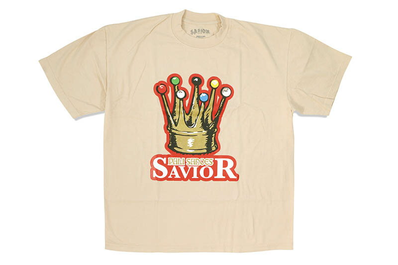 JAETIPS SAVIOR x PALISADES TEE (CREAM)ジェーティップス/ショートスリーブTシャツ/ナチュラルカラー