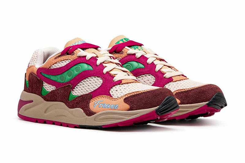 SAUCONY x JAETIPS GRID SHADOW 2 (BROWN)ジェーティップス/サッカニー/コラボレーション/スニーカー/ブラウン