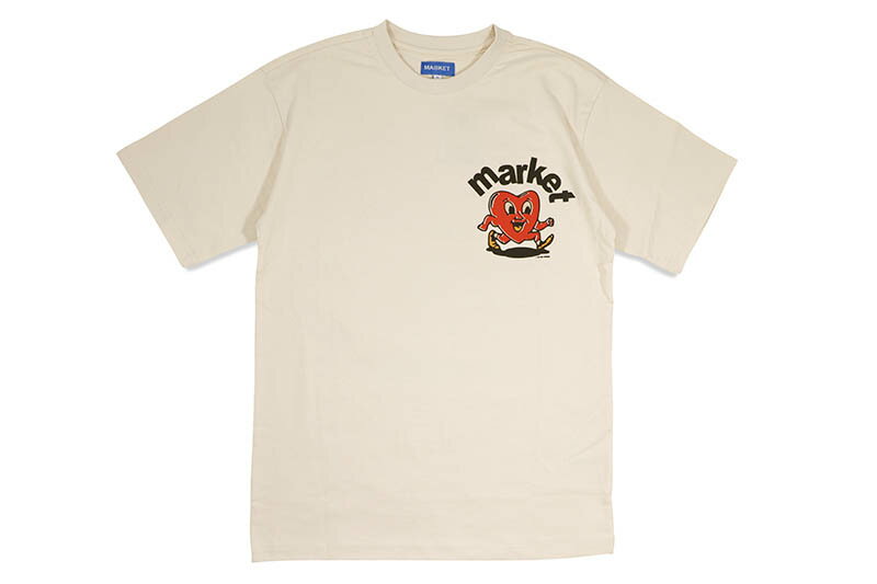 楽天GROW AROUND グロウアラウンドMARKET FRAGILE T-SHIRT （ECRU） 399001806マーケット/ティーシャツ/エクリュ