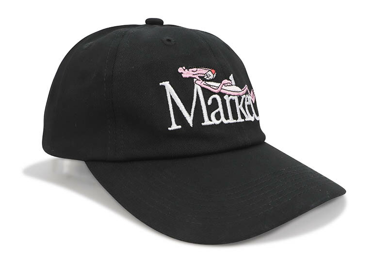 楽天GROW AROUND グロウアラウンドMARKET PINK PANTHER SLEEPY 6 PANEL HAT （BLACK） 390000437マーケット/スナップバックキャップ/ブラック