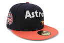 NEW ERA HOUSTON ASTROS 59FIFTY FITTED CAP (1986 ALL-STAR GAME CUSTOM SIDE PATCH/...