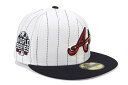 NEW ERA ATLANTA BRAVES 59FIFTY FITTED CAP (1949 WORLD SERIES SIDE PATCH/GREY UND...