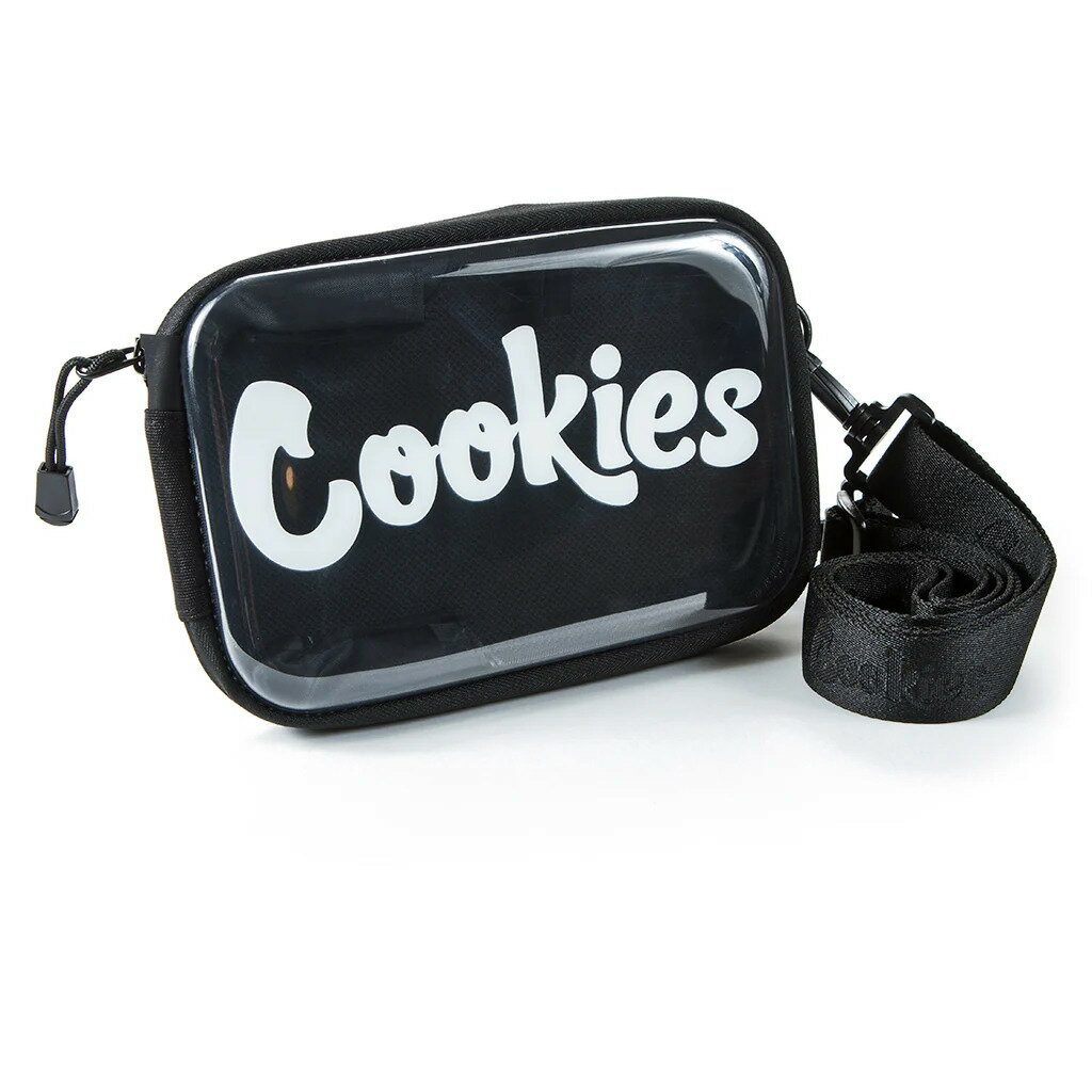 COOKIES FLOATABLE CLEAR TOTE BAG (BLACK/CLEAR) CM232ASB02クッキーズ/ショルダーバッグ/ブラック ホワイト