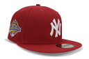 NEW ERA NEW YORK YANKEES 59FIFTY FITTED CAP (1996 WORLD SERIES SIDE PATCH/GREY U...