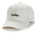 COOKIES ORIGINAL LOGO DAD CAP (CREAM/BLACK) 1564X6666 CM232XDH08クッキーズ/ダドキャップ/ツイル...