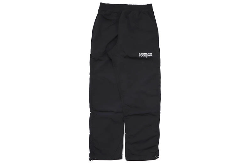 COMME DES FUCKDOWN NYLON PANTS (762422433:BLACK)コムデファックダウン/ナイロンパンツ/ブラック