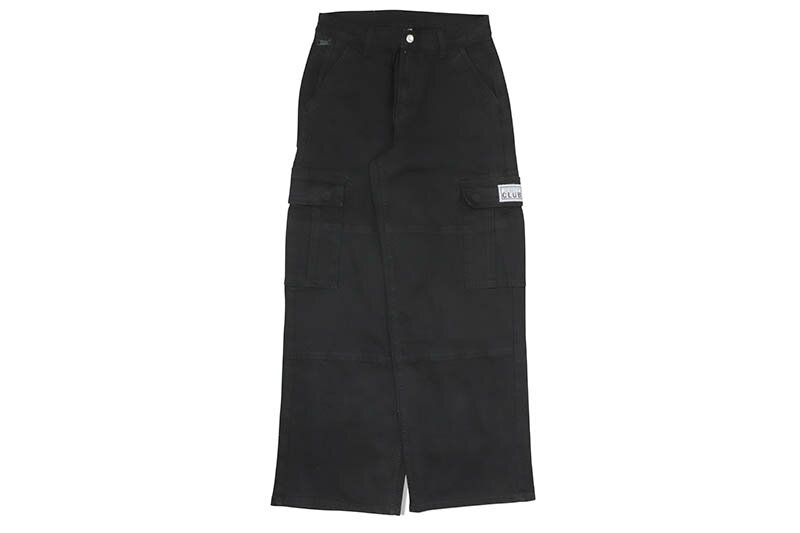 楽天GROW AROUND グロウアラウンドPRO CLUB HEAVYWEIGHT BAGGY FIT DENIM CARGO PANT （BLACK） 32PC0606プロクラブ/バギーパンツ/デニムカーゴパンツ/ブラック