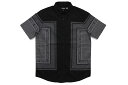 COOKIES FIRST LIGHT S/S WOVEN SHIRT (BLACK) CM241WST03クッキーズ/ショートスリーブシャツ/ブラック