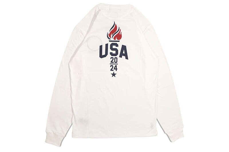 POLO RALPH LAUREN TEAM USA JERSEY GRAPHIC T-SHIRT (710944365001:WHITE)ポロラ...