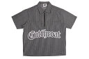 CUTTHROAT HICKORY DENIM SHORT SLEEVE SHIRT (BLACK)カットスロート/ショートスリーブシャツ/ブラック