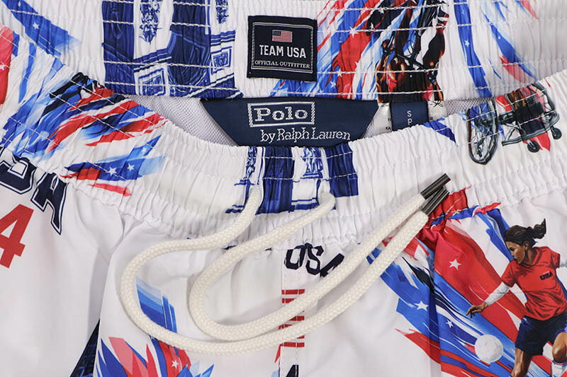 POLO RALPH LAUREN TEAM USA 5.75-INCH SWIM TRUNK (710944206001:PARIS GAMES)ポロラルフローレン/パリオリンピック/スイムショーツ/ハーフパンツ/水着/夏/海/ビーチ/プール