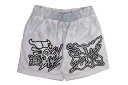 SB STUDIOS SB GRAFFITI SHORTS (WHITE)エスビーステュディオス/ニューヨークブランド/セレクトショップ/アンダーグラウンド/メッシュショーツ/ホワイト(4)