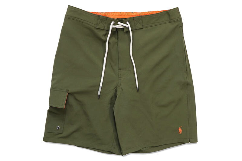POLO RALPH LAUREN 8.5-INCH KAILUA CLASSIC FIT SWIM TRUNK (710636197007:OLIVE)ポロラルフローレン/スイムショーツ/ハーフパンツ/水着/夏/海/ビーチ/プール/オリーブ