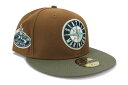 NEW ERA x HAT CLUB EARTHTONE SEATTLE MARINERS 59FIFTY FITTED CAP (25TH ANNIVERSA...