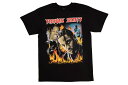 TRAVIS SCOTT FLAMES GRAPHIC T-SHIRT (BLACK)トラビススコット/ショートスリーブティーシャツ/ブラック