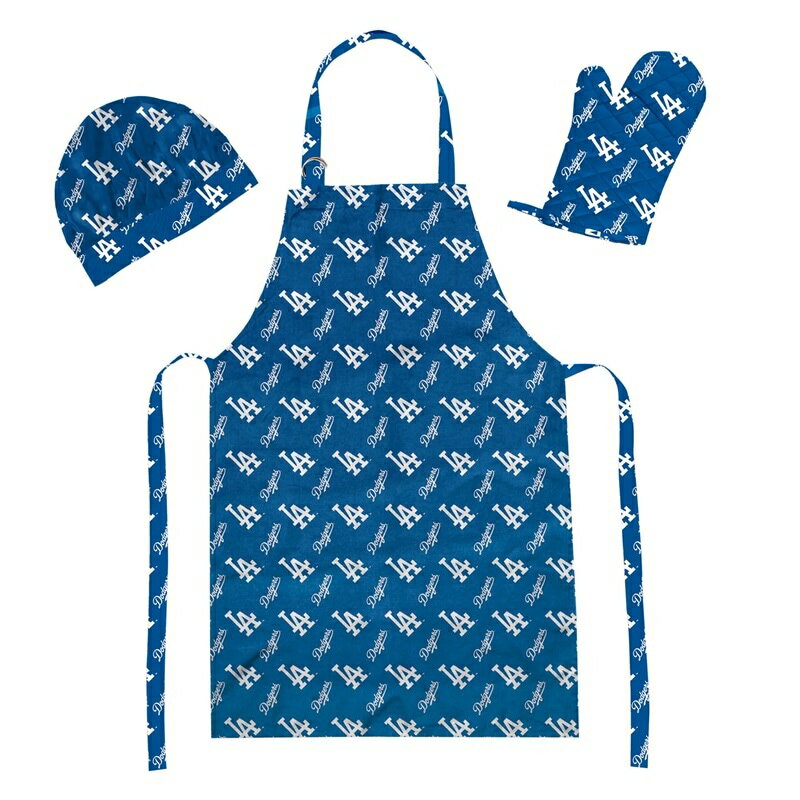 THE NORTHWEST LOS ANGELES DODGERS APRON, OVEN MITT