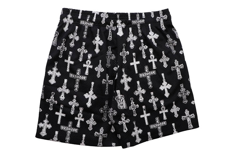 BRAVEST STUDIOS BLACK SAINT SHORTSブレイベストスタジオ/ショーツ/メッシュショーツ/セイント/ブラック