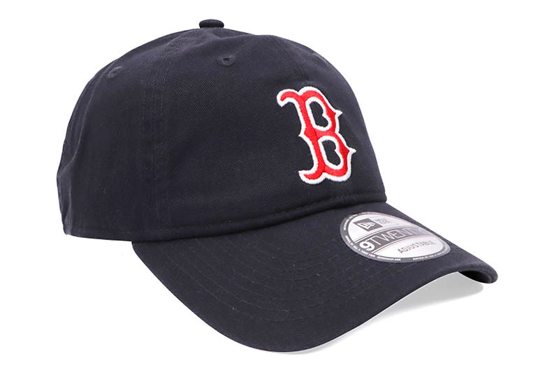 Rakuten - NEW ERA BOSTON RED SOX 9TWENTY WASHED COTTON CROSS STRAP CAP (BLACK/WHITE) 13562192ニューエラ/アジャスターキャップ/ボストンレッドソックス/メンズ/レディース/シンプル/男女兼用/サイズ調節/ブラック