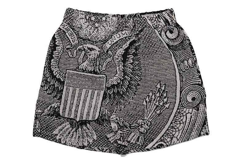 JEFFERSONS TAPESTRY WOVEN SHORT (M.O.B)ジェファーソンズ/ショーツ/ブラック