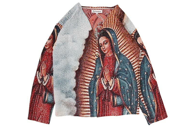 JEFFERSONS TAPESTRY CARDIGAN V2 (MADONNA)ジェファーソンズ/カーディガン/聖母マリア