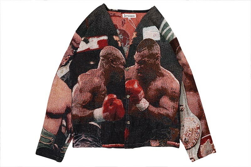 JEFFERSONS TAPESTRY CARDIGAN V2 (TYSON)ジェファーソンズ/カーディガン/MIKE TYSON/マイクタイソン