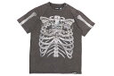 COOKIES HEAVEN CAN WAIT LIGHT THE BONES SS KNIT (WASHED BLACK) CM251KST13クッキーズ/ショートスリーブTシャツ/ウォッシュドブラック