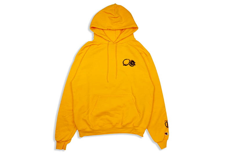 CLASSIC MATERIAL NY x CONWAY "LEMON" OG HOODIE (YELLOW)クラシックマテリアルニューヨーク/プルオーバーフーディ/イエロー