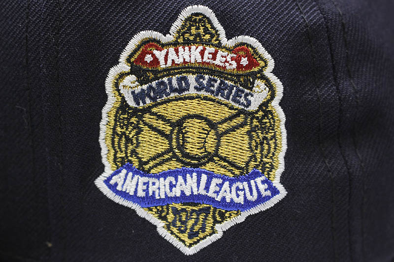 NEW ERA NEW YORK YANKEES 59FIFTY FITTED CAP (1927 WORLD SERIES SIDE PATCH/NAV...