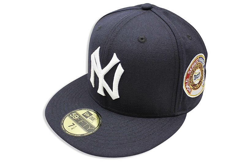 NEW ERA NEW YORK YANKEES 59FIFTY FITTED CAP (1937 WORLD SERIES SIDE PATCH/NAVY) 12551954˥塼/եåƥåɥ˥ݥ饭å/ͥӡ