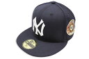 NEW ERA NEW YORK YANKEES 59FIFTY FITTED CAP (1937 WORLD SERIES SIDE PATCH/NAVY) 12551954ニューエラ/フィッテッドニュ−エラキャップ/ネイビー