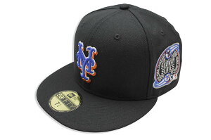 NEW ERA NEW YORK METS 59FIFTY FITTED CAP (2000 SUBWAY SERIES/BLACK) 12551958ニューエラ/フィッテッドキャップ/MLB/ニューヨークメッツ/ブラック/ツバ裏グレー