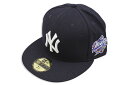 NEW ERA NEW YORK YANKEES 59FIFTY FITTED CAP (1998 WORLD SERIES SIDE PATCH/NAVY) 12551955ニューエラ/フィッテッドニュ−エラキャップ/ネイビー