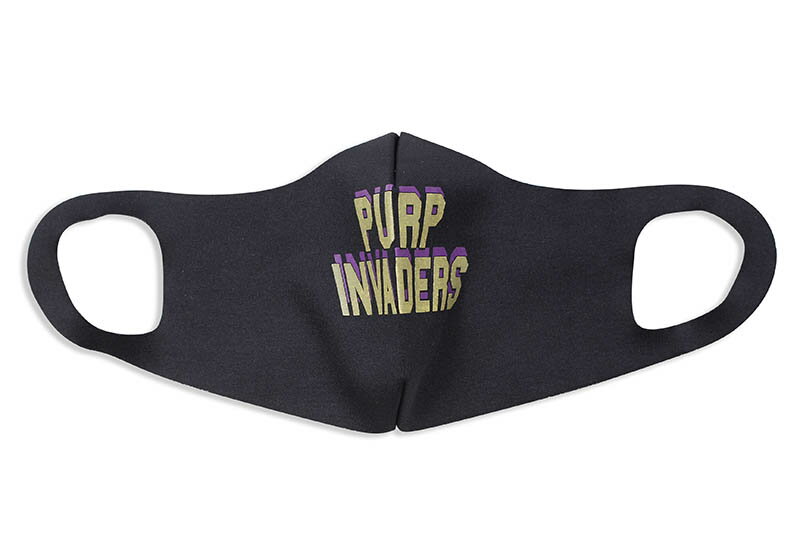 THE SMOKER'S CLUB  PURP INVADERS PROTECTIVE MASK (LOGO BLACK)⡼...
