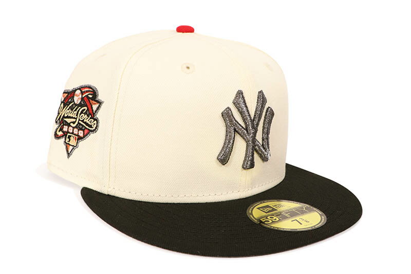 楽天GROW AROUND グロウアラウンドNEW ERA X NIGEL SYLVESTER COMPLEX CON EX NEW YORK YANKEES 59FIFTY FITTED CAP （2000 WORLD SERIES SIDE PATCH/GREY UNDER VISOR/CHROME BLACK）ニューエラ/ナイジェル・シルベスター/フィッテッドキャップ/MLB/ニューヨークヤンキース/ツバ裏グレー/クローム ブラック