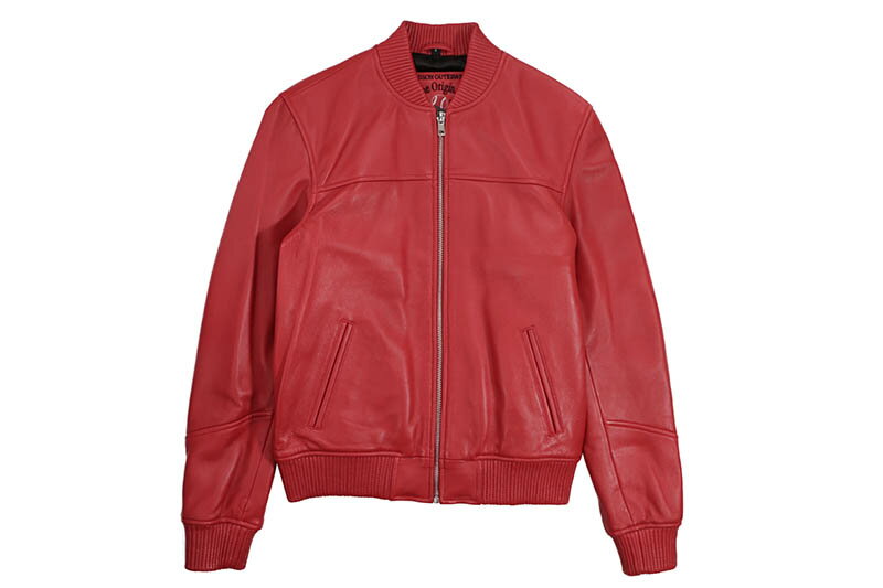 Leather Jacket - HUDSON OUTERWEAR GENUINE LEATHER JACKET (199:RED)ハドソンアウターウェア/ニューヨーク/ストリート/レザージャケット/レッド