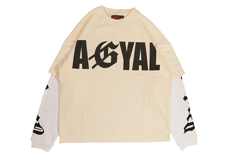 Rakuten - GODSPEED AGYAL LAYERED T-SHIRT (BONE)ゴッドスピードニューヨーク/レイヤードロングスリーブTシャツ/ベージュ