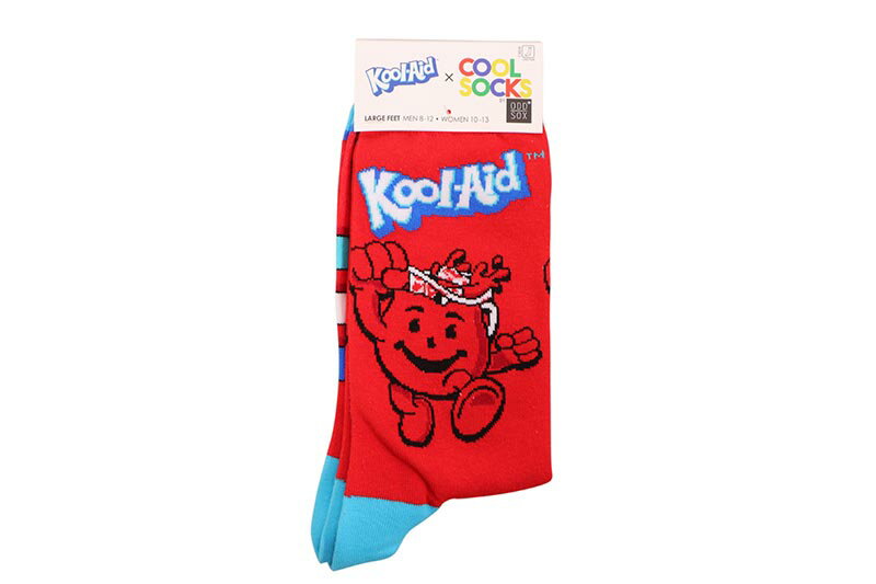 High Socks - ODD SOX KOOL-AID RED CREW SOCKS (40540MCNCF:RED)オッドソックス/クールエイド/ハイソックス/レッド