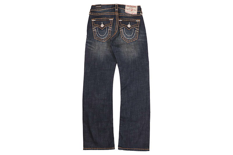 TRUE RELIGION BILLY SUPER T FLAP 34” (109833:MIDNIGHT PARK DARK WASH)トゥルーレリジョン/デニムパンツ/ミッドナイトパークダークウォッシュ