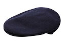 KANGOL WOOL 504 HUNTING CAP (0258BC/DB404:DARK BLUE)JS[/n`OLbv/_[Nu[