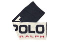 ラルフローレン POLO RALPH LAUREN POLO SPORT COLOR-BLOCKED SCARF (PC0398-107:CREAM/NAVY)ポロラルフローレン/マフラー/スカーフ/クリーム×ネイビー