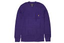 POLO RALPH LAUREN WAFFLE-KNIT THERMAL L/S SHIRT (PWLCFR-BVD:PURPLE)ポロ ラルフローレン/アメリカ/USA/ロングスリーブTシャツ/サーマルTシャツ/ポニーロゴ/ワッフルニット/インナーウェア/ワンポイントロゴ/シンプル/ジャストフィット/ベストセラー/メンズ