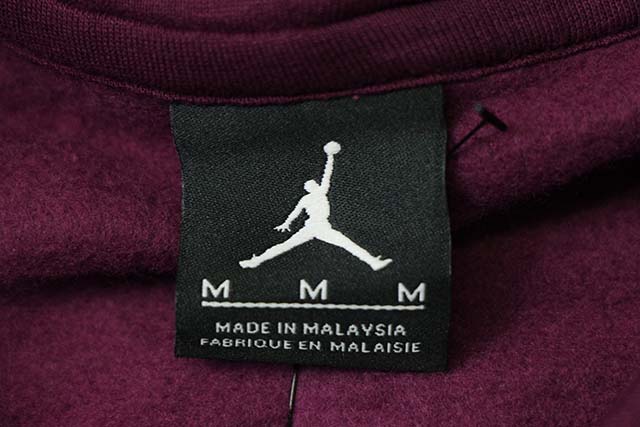JORDAN FLIGHT FLEECE AIR HOODIE(AH4509/609:BURGUNDY)ジョーダンブランド/プルオ...