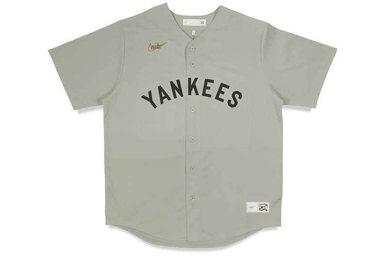 NIKE NEW YORK YANKEES ALTERNATE COOPERSTOWN COLLECTION TEAM JERSEY (C267-GN27-QAE-UCP:BABE RUTH/#3/DARK GRAY)ナイキ/ベースボールジャージ/ニューヨークヤンキース/ダークグレー